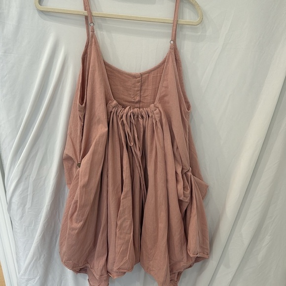 FREE PEOPLE Pick Me Up Pink Mini Dress NWOT sz med - Picture 7 of 9